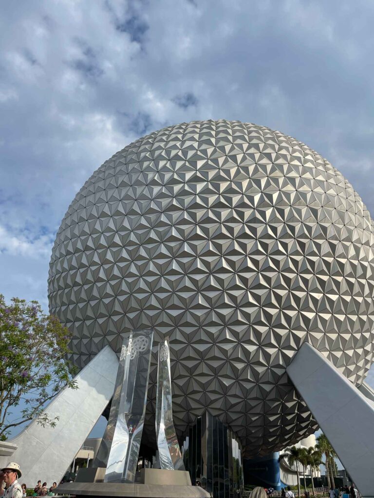 entrance view at epcot