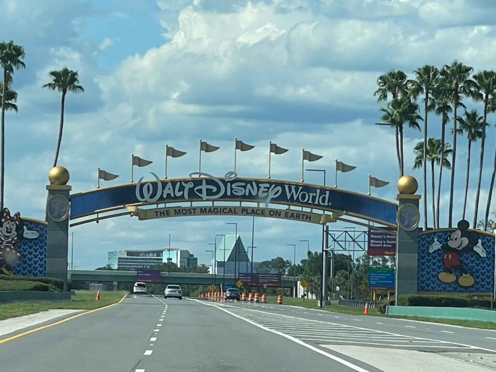 Entrance to Disney Property