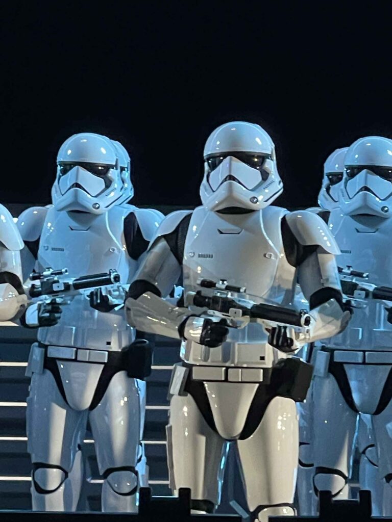 storm troopers seen at Galaxy Edge Disney World